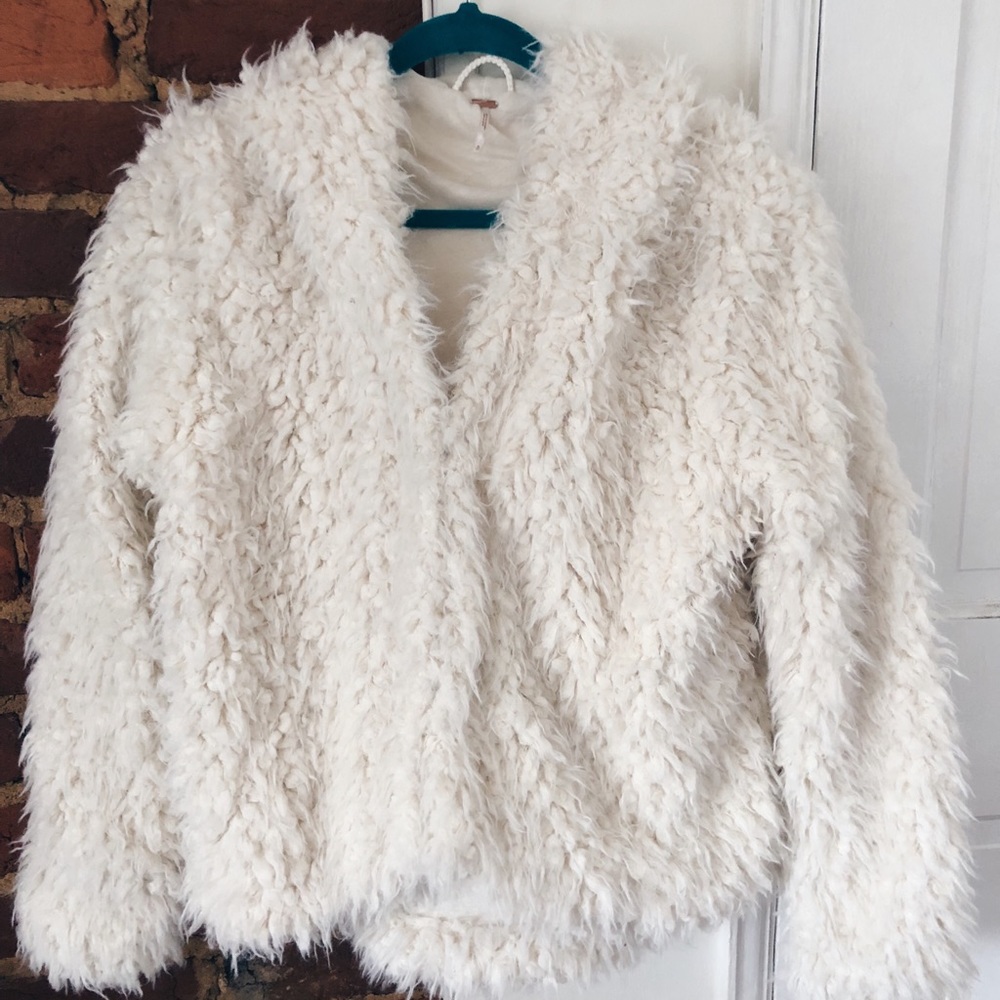 Free people fuzzy jacket